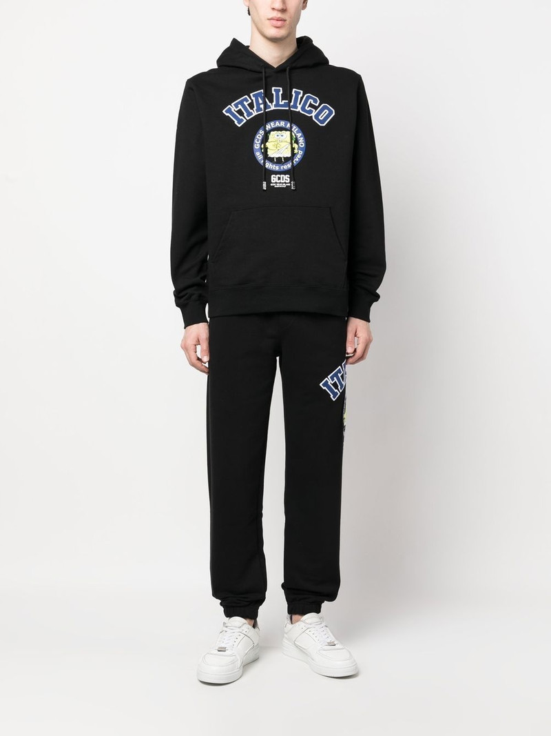 GCDS graphic-print hoodie outlook
