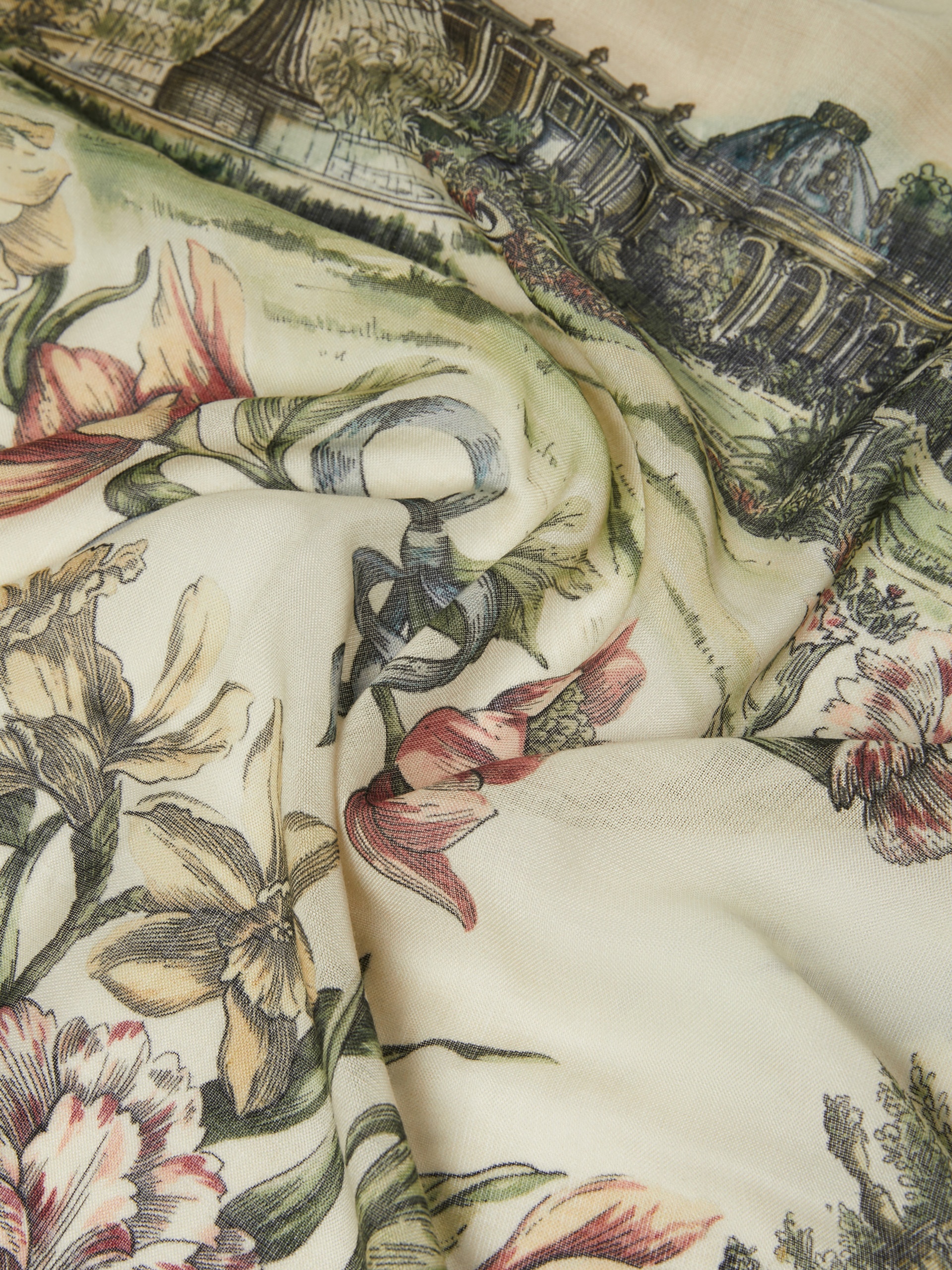 FRIDA Printed silk oversized scarf - 3