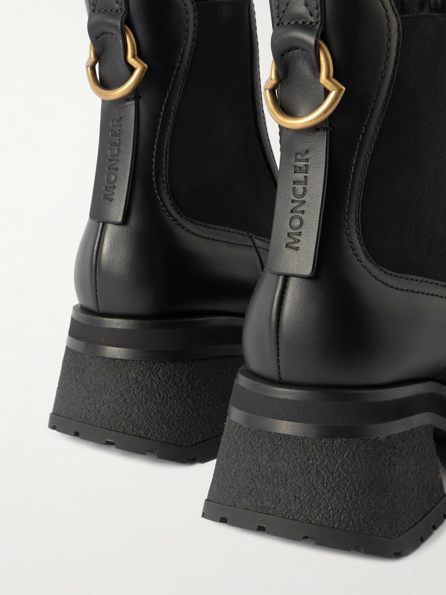 Gigi embellished leather Chelsea boots Black - 4