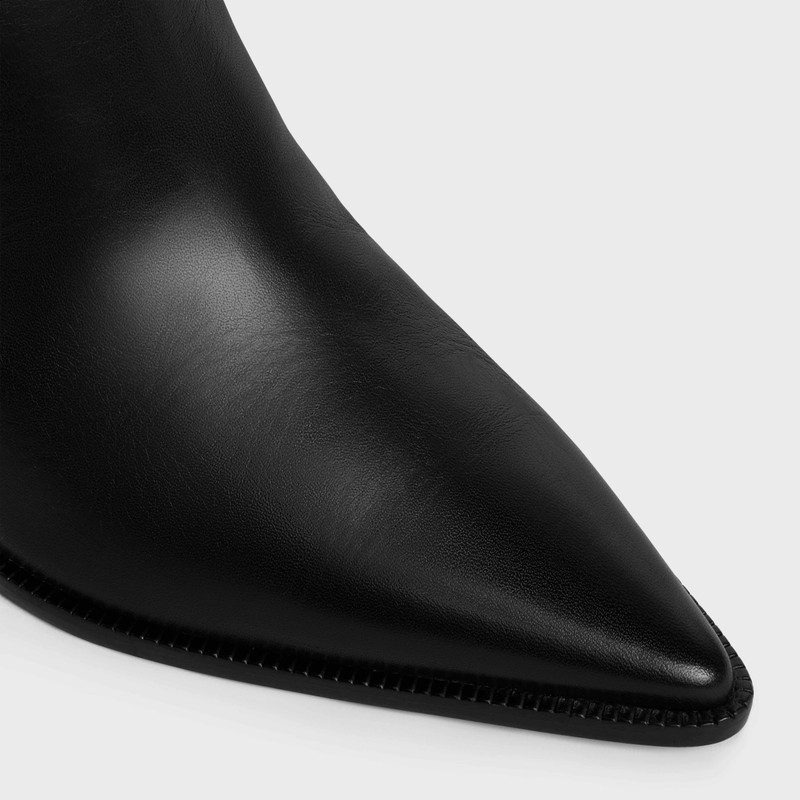 CELINE VERNEUIL TRIOMPHE HARNESS LOW BOOT in Calfskin 4