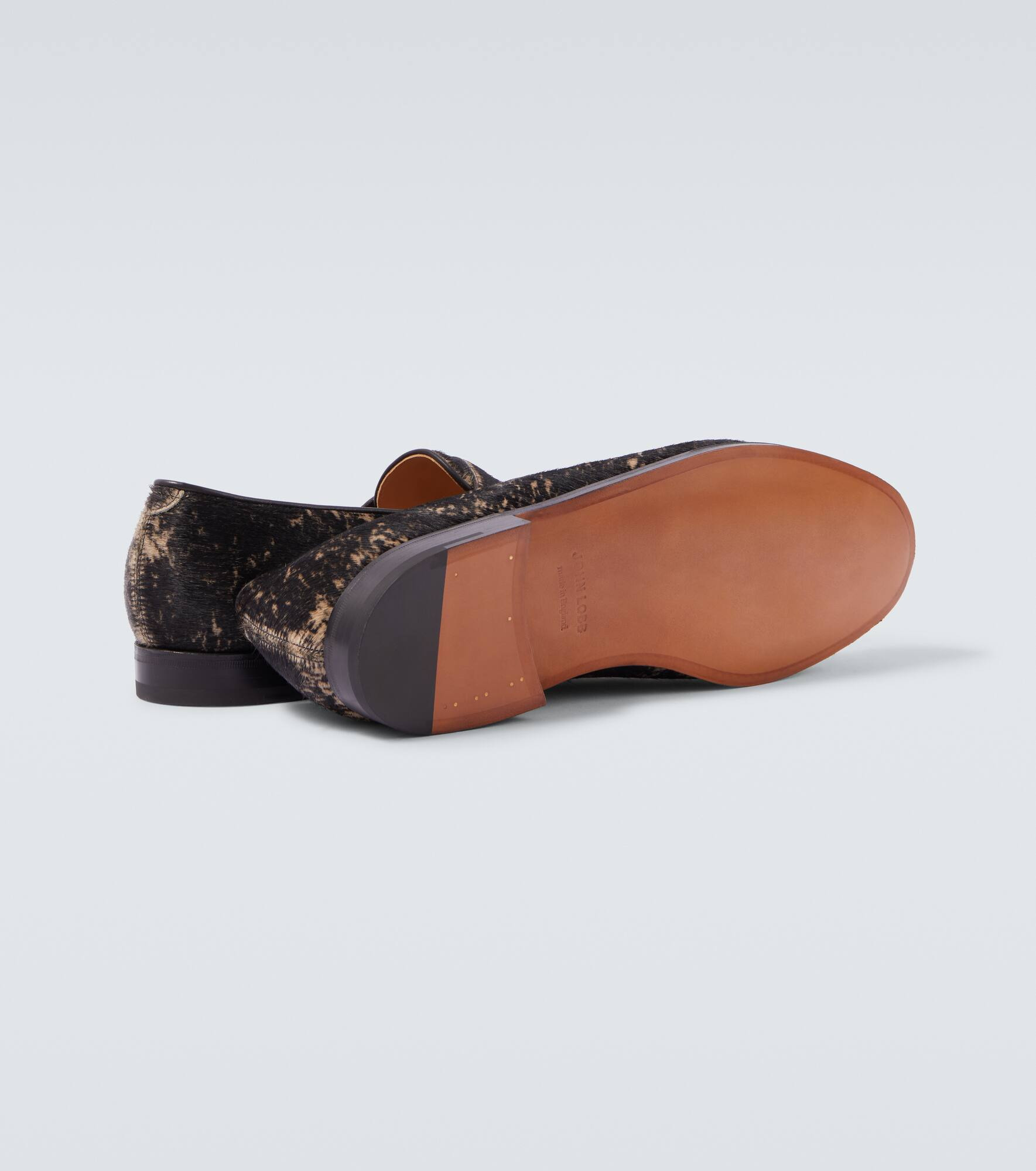 Lopez calf hair penny loafers - 7