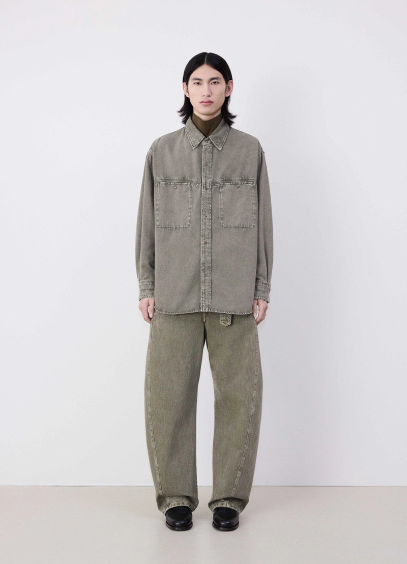 Lemaire DENIM SHIRT WITH SNAPS outlook