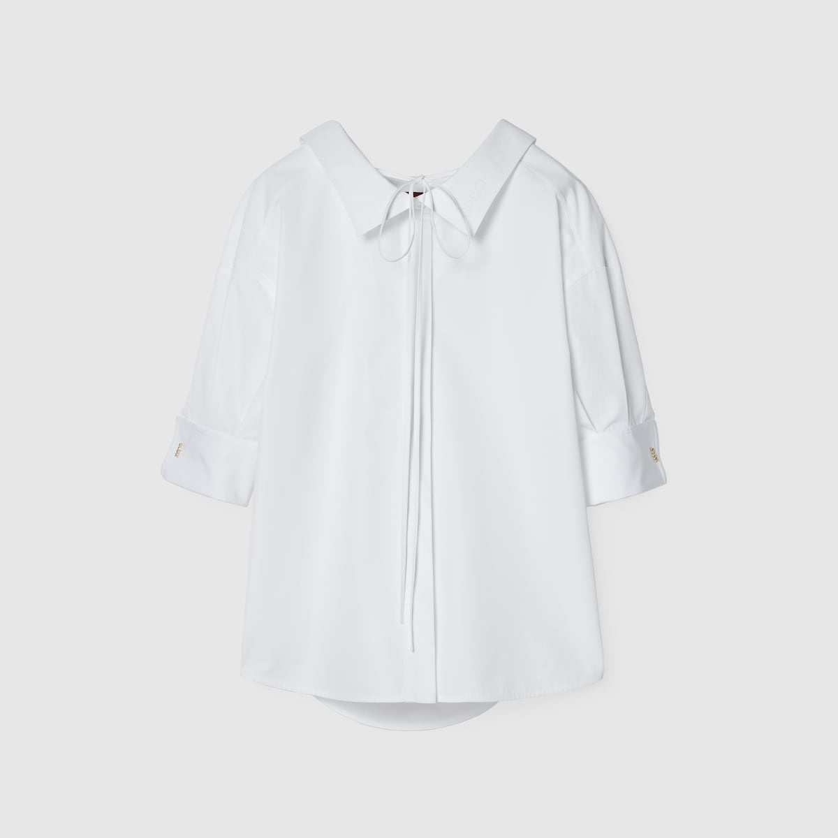 Heavy cotton poplin shirt - 1