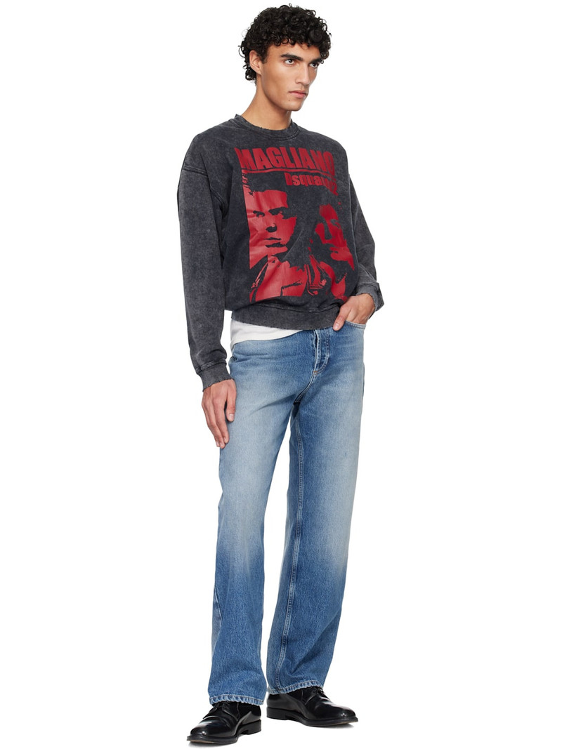 DSQUARED2 Gray Magliano Edition Rock Relax Fit Sweatshirt outlook