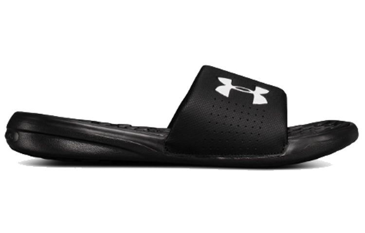 Under Armour Playmaker Fixed Strap Slippers Black 3000061-001 - 2