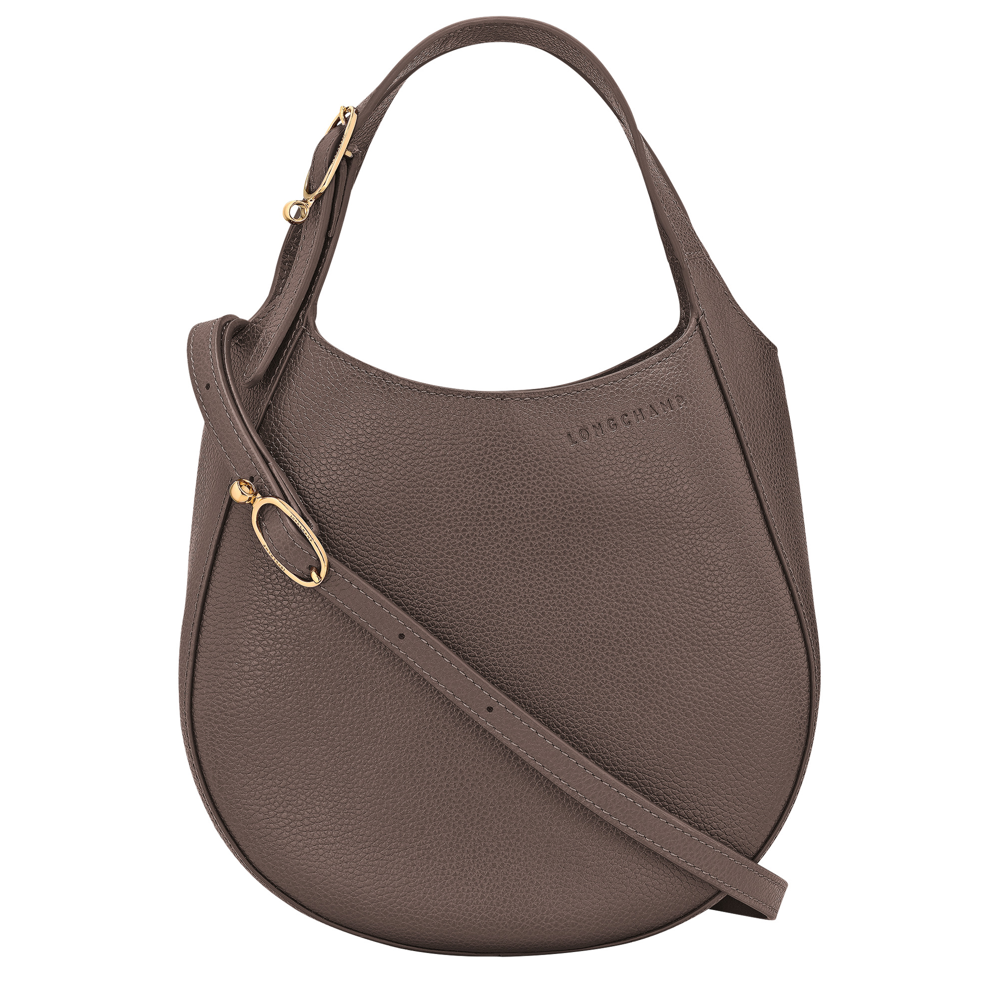 Le Foulonné S Handbag Taupe - Leather - 5