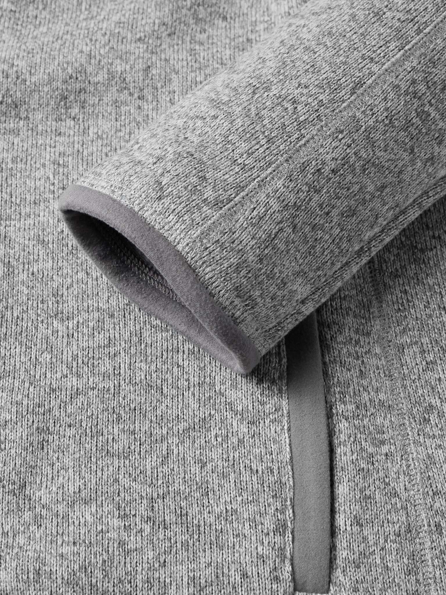 Better Sweater Mélange Fleece-Back Knitted Jacket - 4