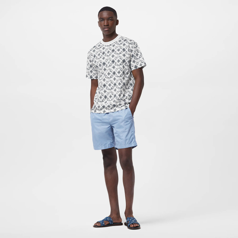 Louis Vuitton Monogram Nylon Swim Board Shorts outlook