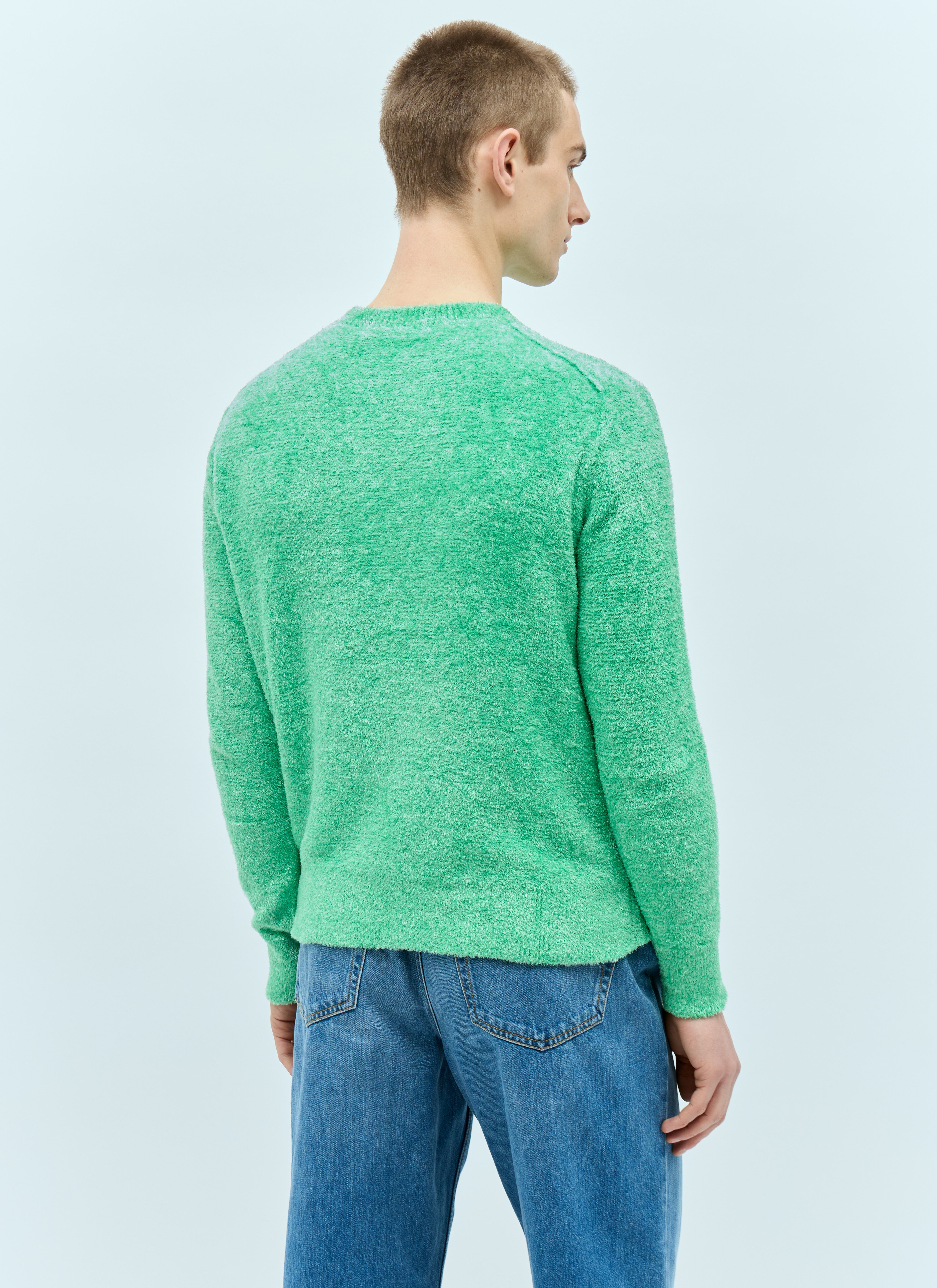 Textured Knit Sweater - 5