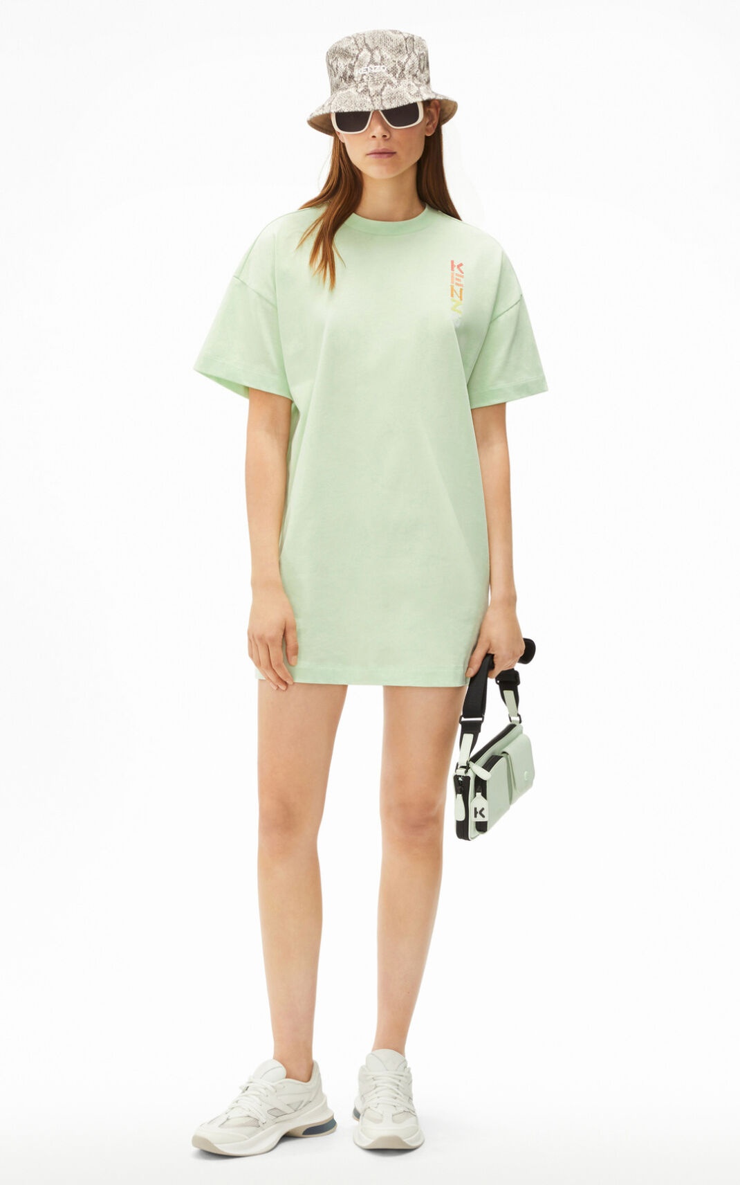 KENZO Logo boxy T-shirt dress - 2