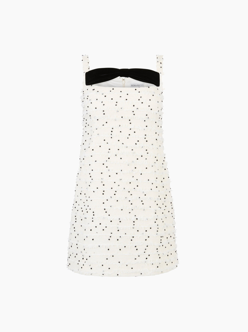 MINI-DRESS WITH SQUARE NECKLINE 5