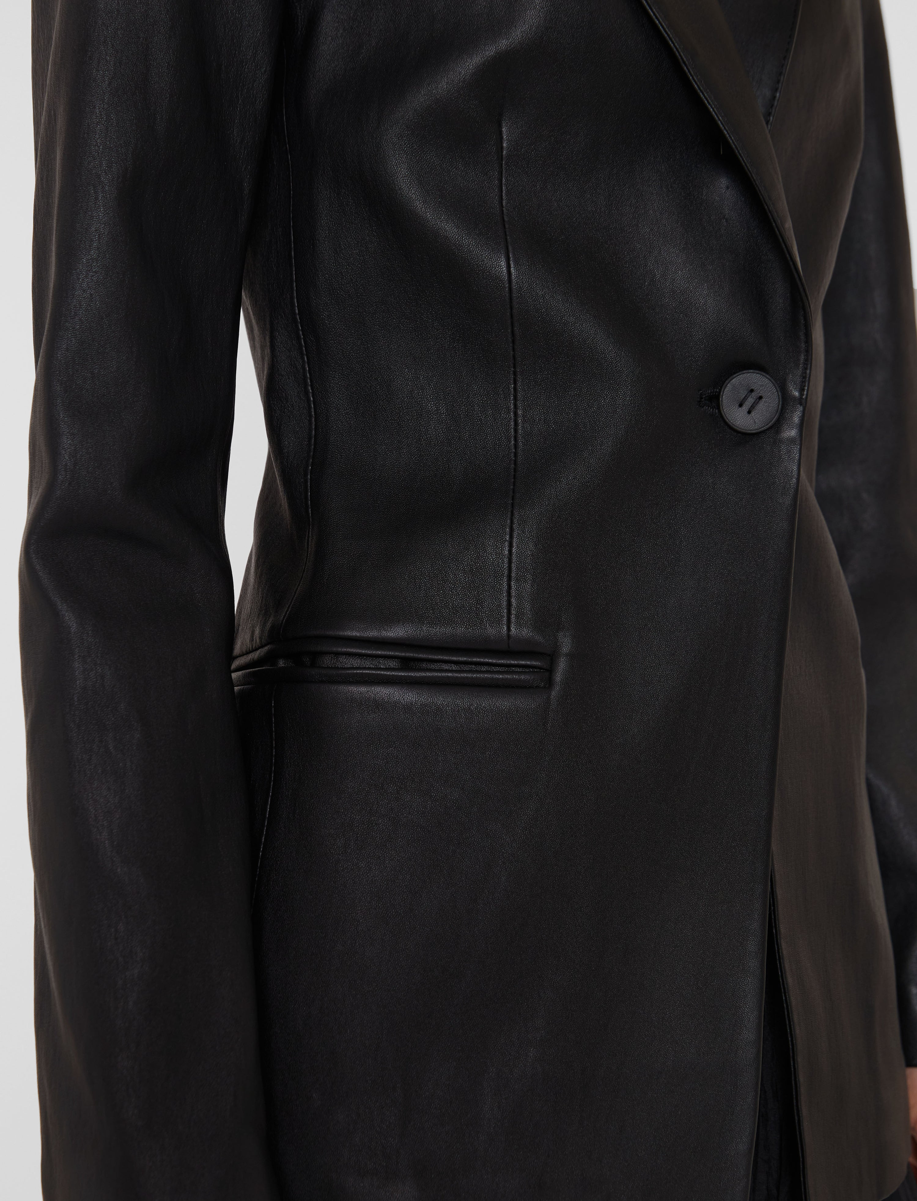 Pascal Leather Stretch Jacket - 6