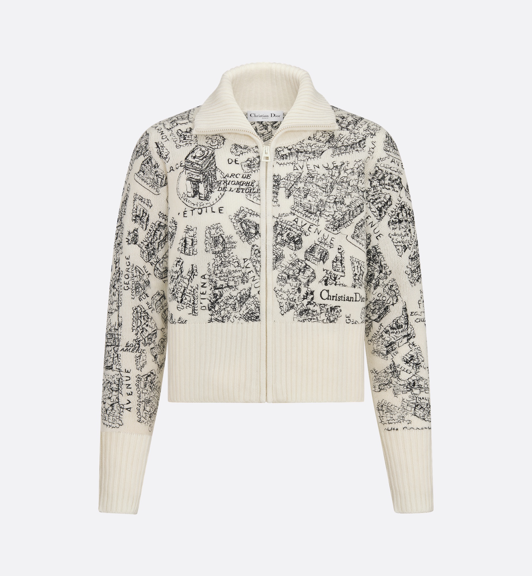 DiorAlps Mock-Neck Cardigan - 1