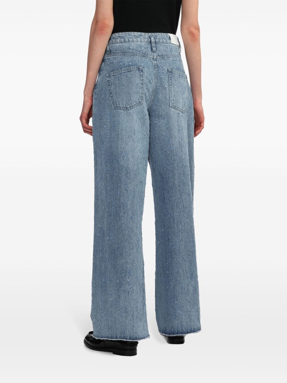 mid-rise straight-leg jeans - 4