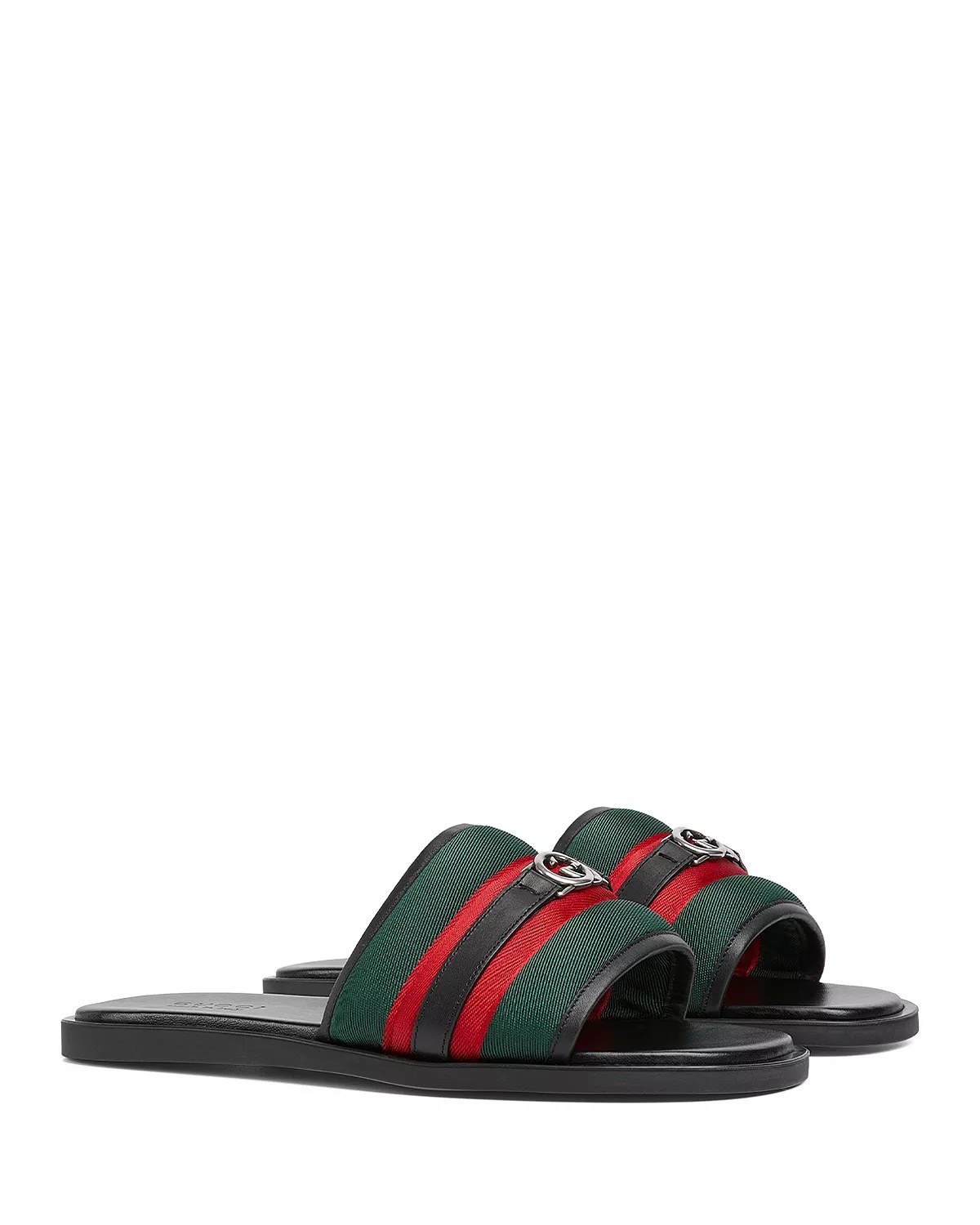 Men's Interlocking G Slide Sandals - 4