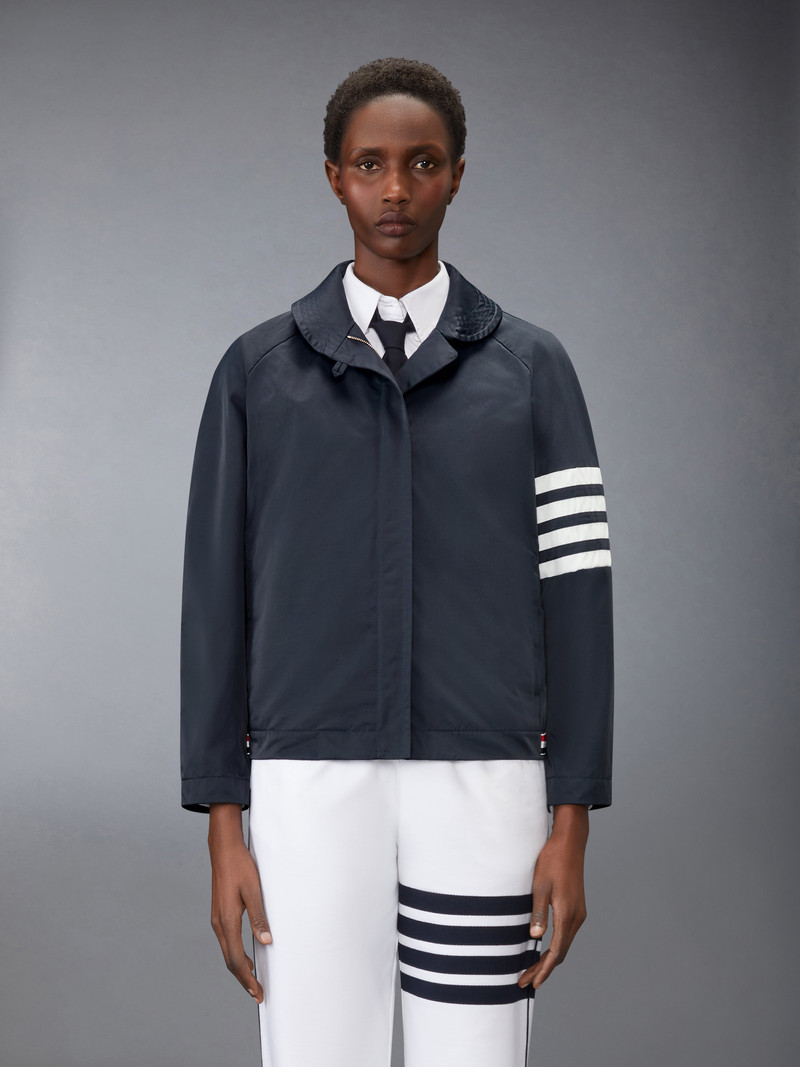 Thom Browne NYLON TECH 4-BAR RAGLAN JACKET outlook