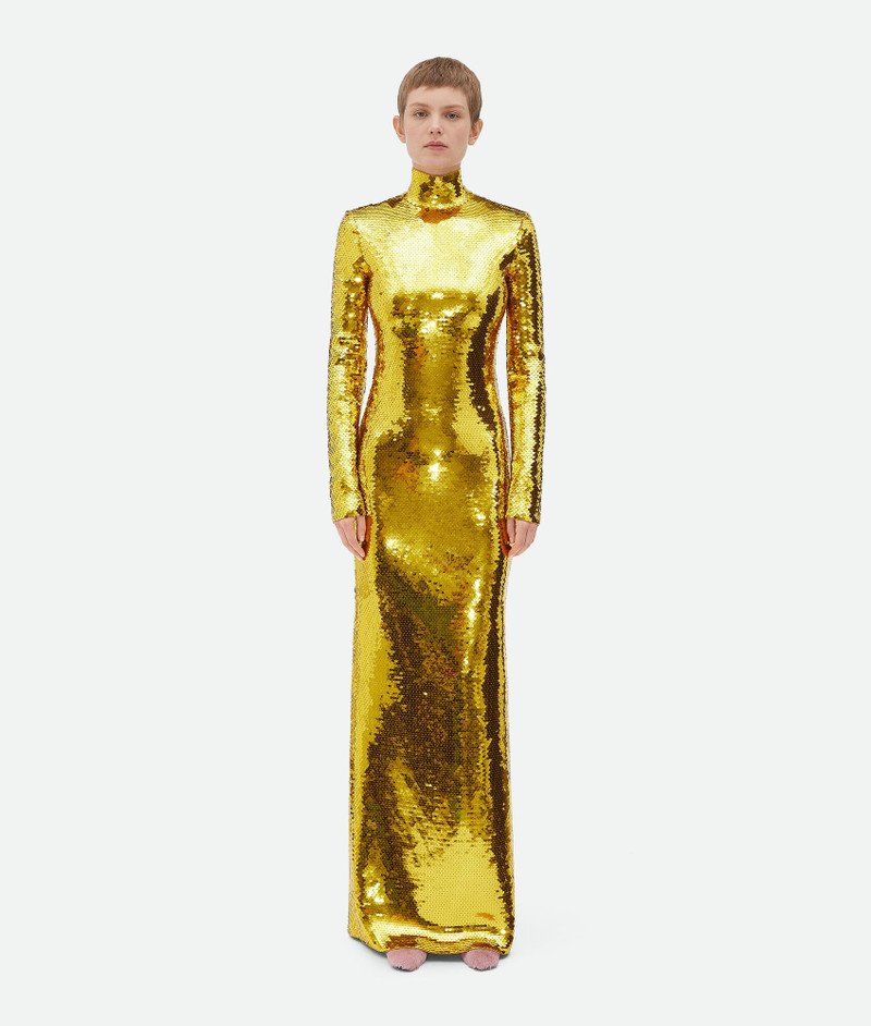 Sequins Viscose Dress - 1