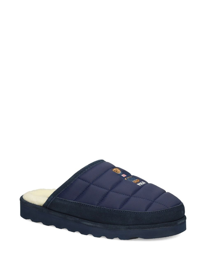 Polo Ralph Lauren quilted embroidery slippers outlook