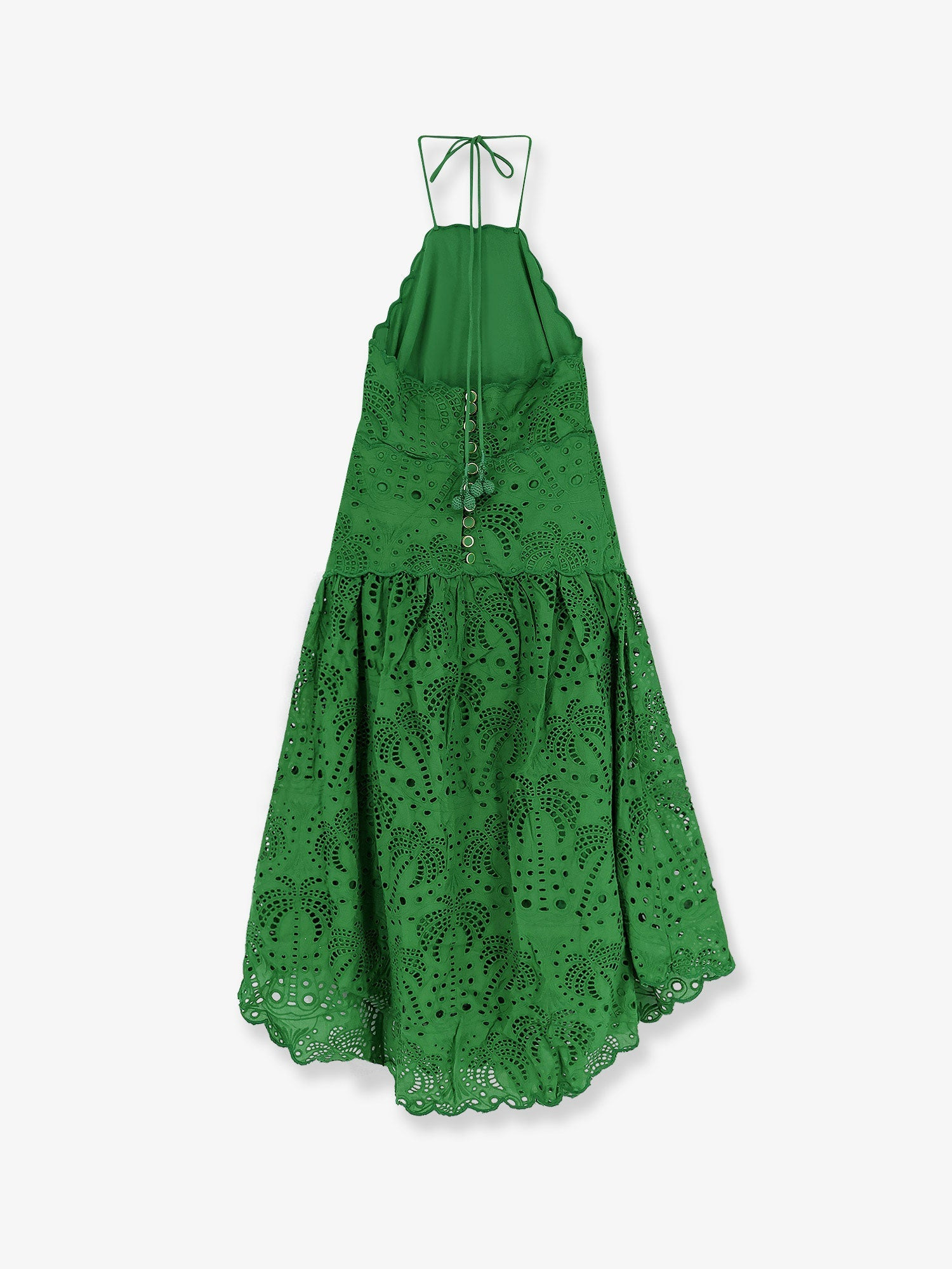 Farm Rio Sangallo Lace Midi Dress - 4