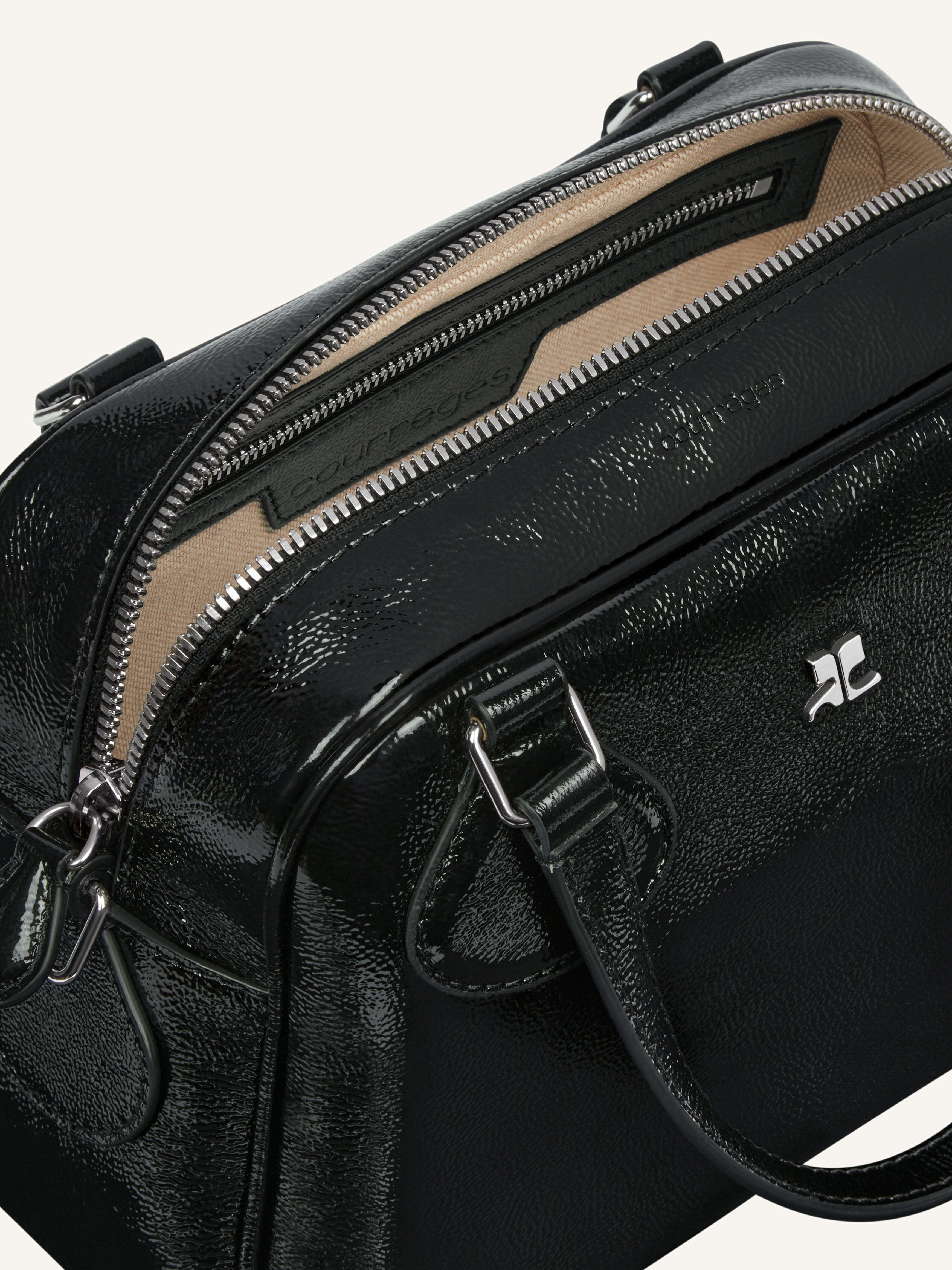 AC STUD NAPLACK LEATHER BOWLING BAG - 5