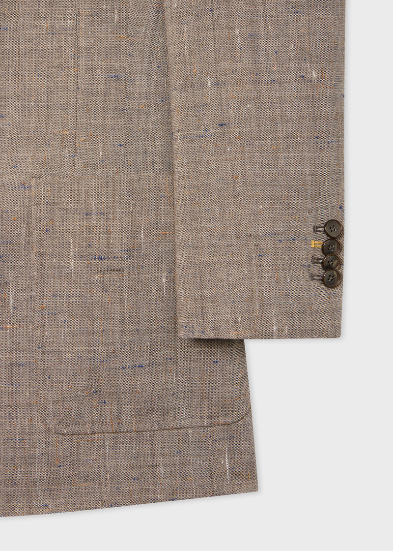 Women's Unlined Grey Flecked Tweed Blazer 3