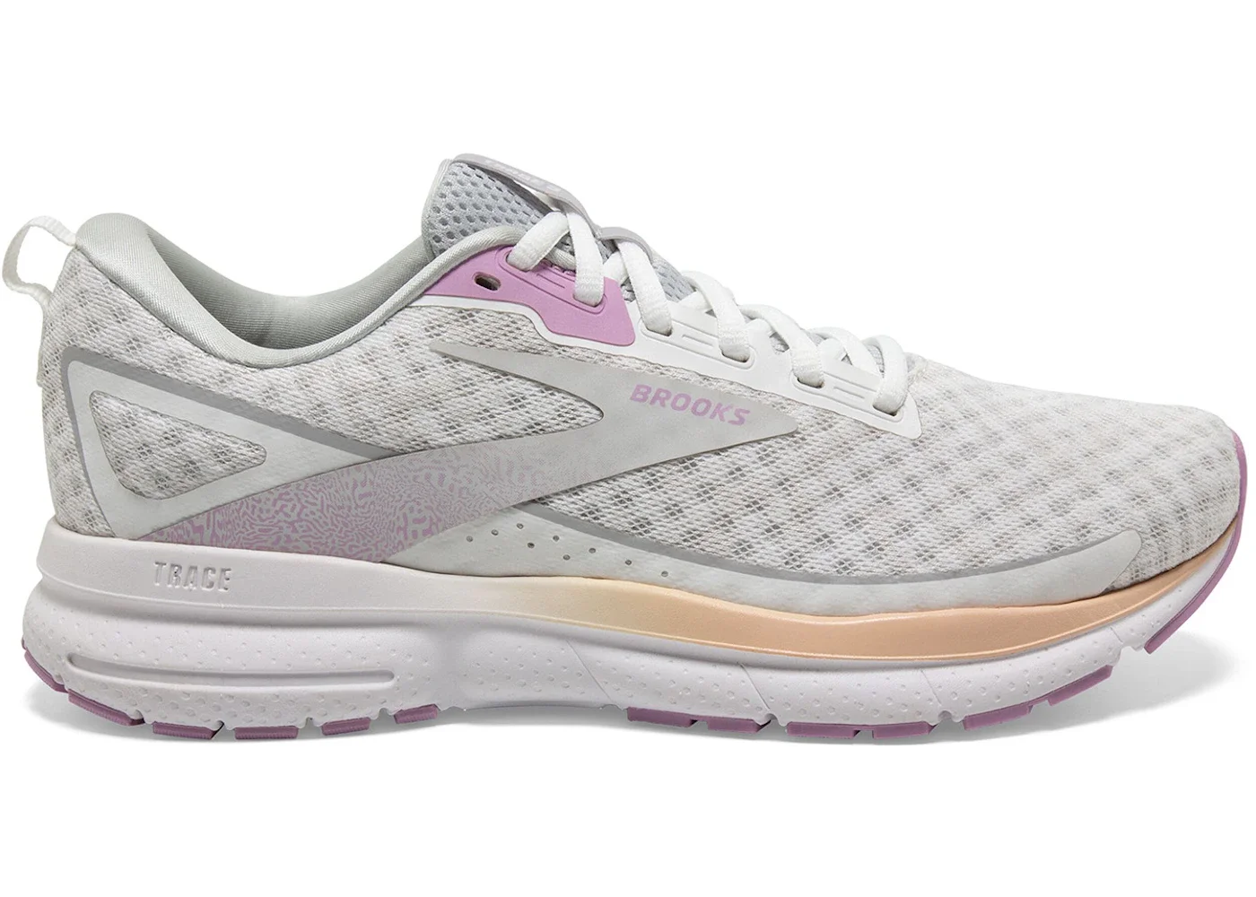 Brooks Trace 3 White Orchid Apricot (Women's) - 1