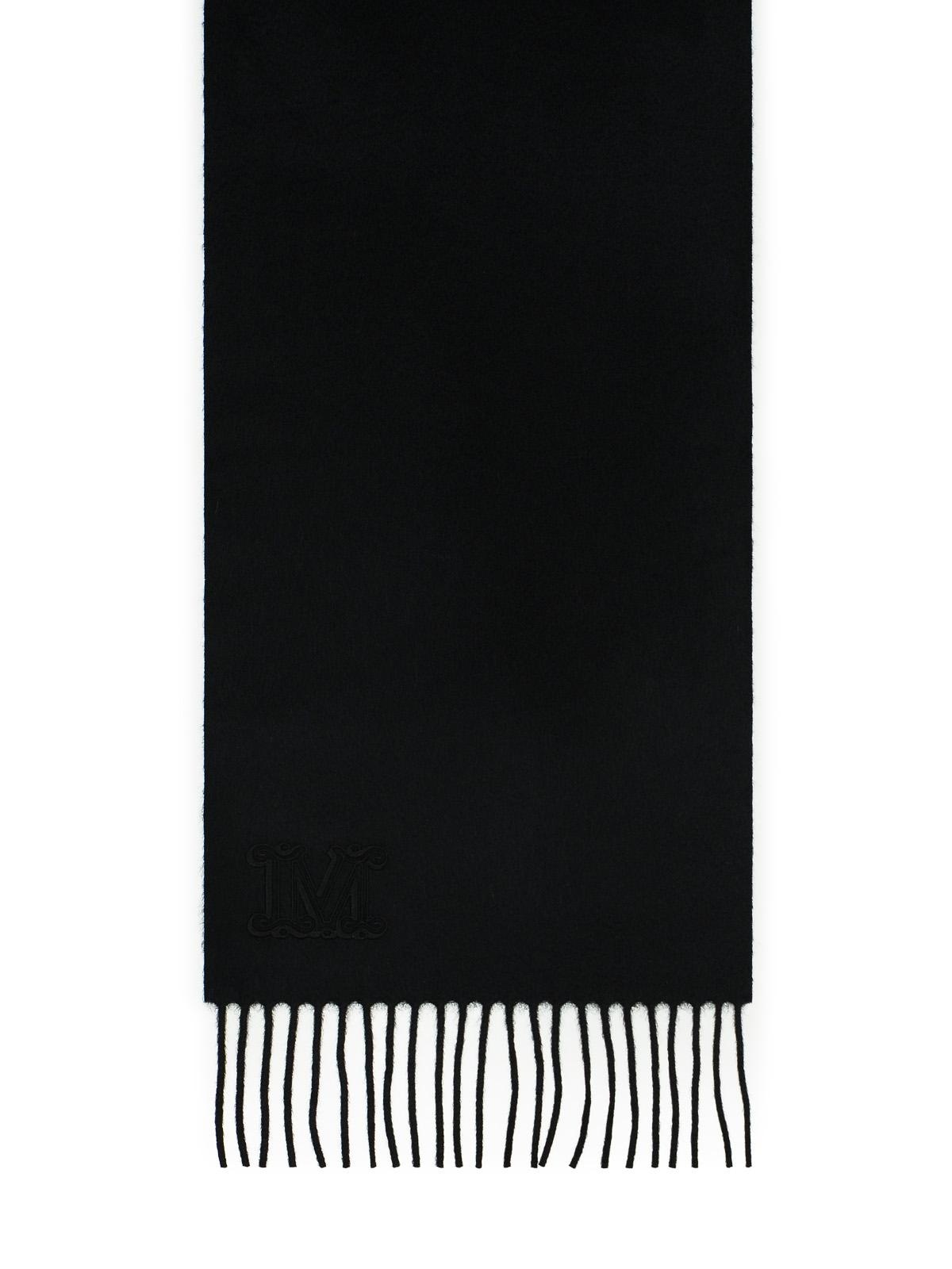 Max Mara 'Wsdalia' Black Cashmere Scarf Woman - 2