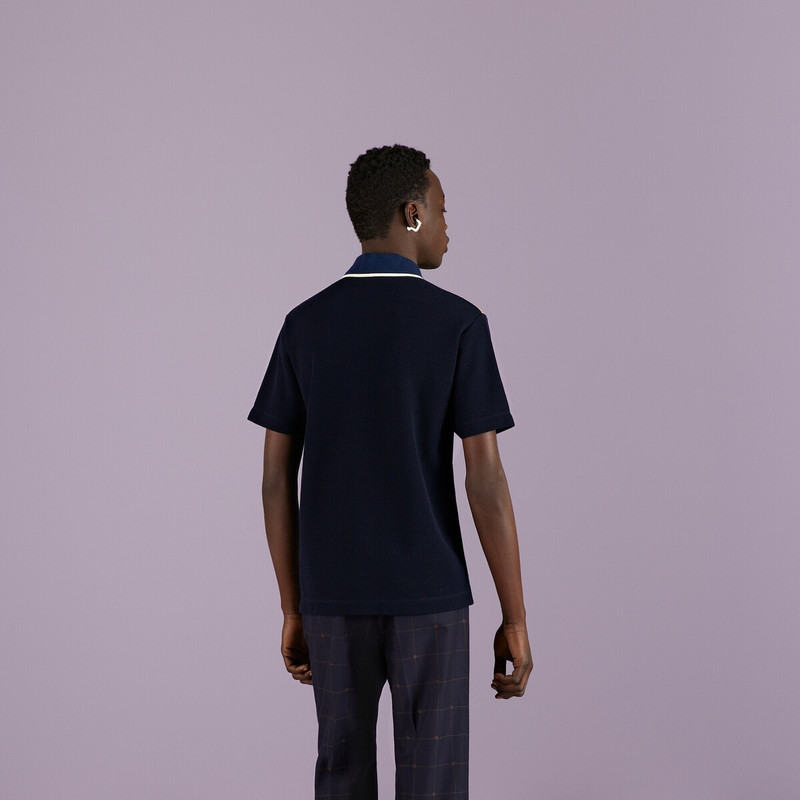 Wool jersey polo shirt 6