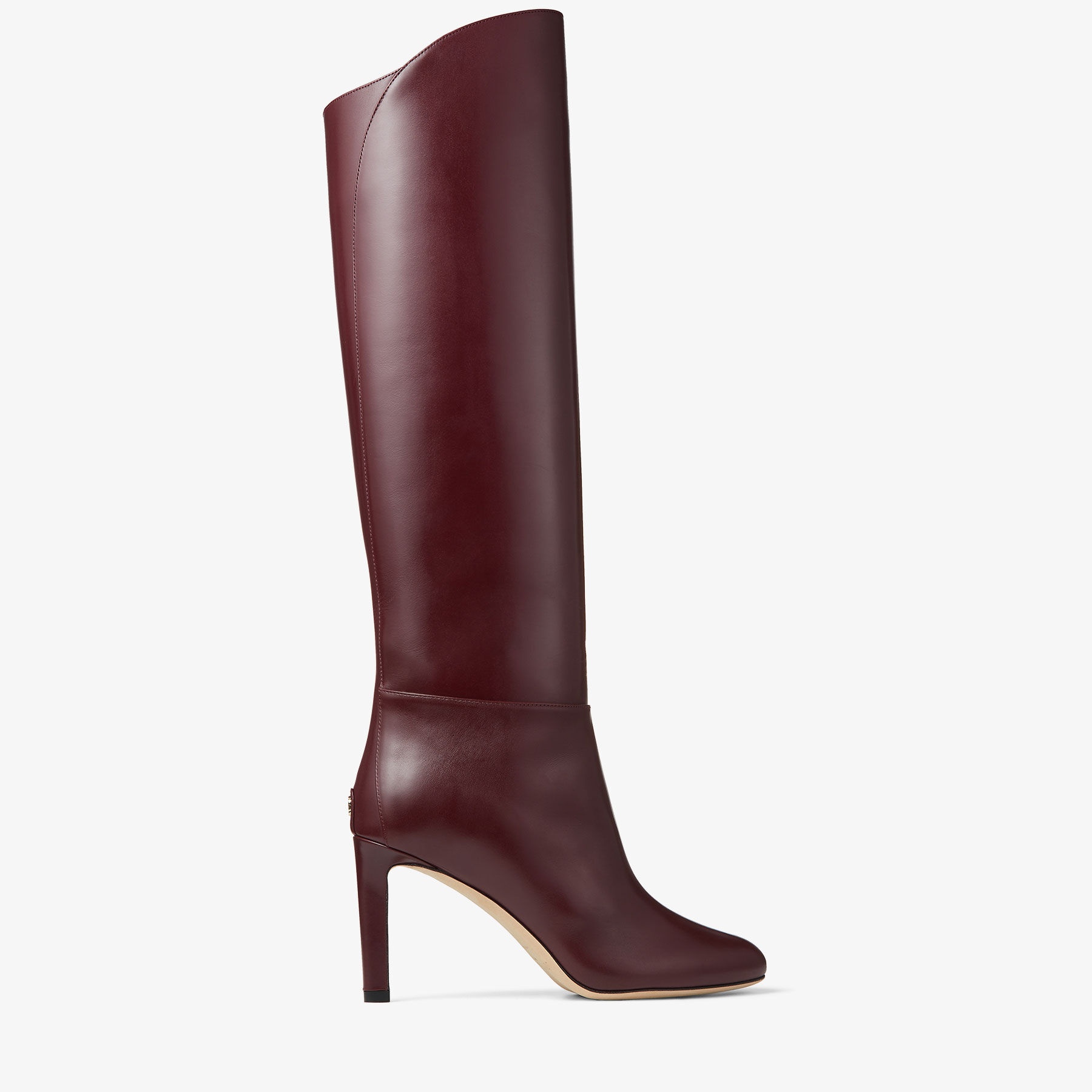 Karter 85
Burgundy Calf Leather Knee-High Boots - 1