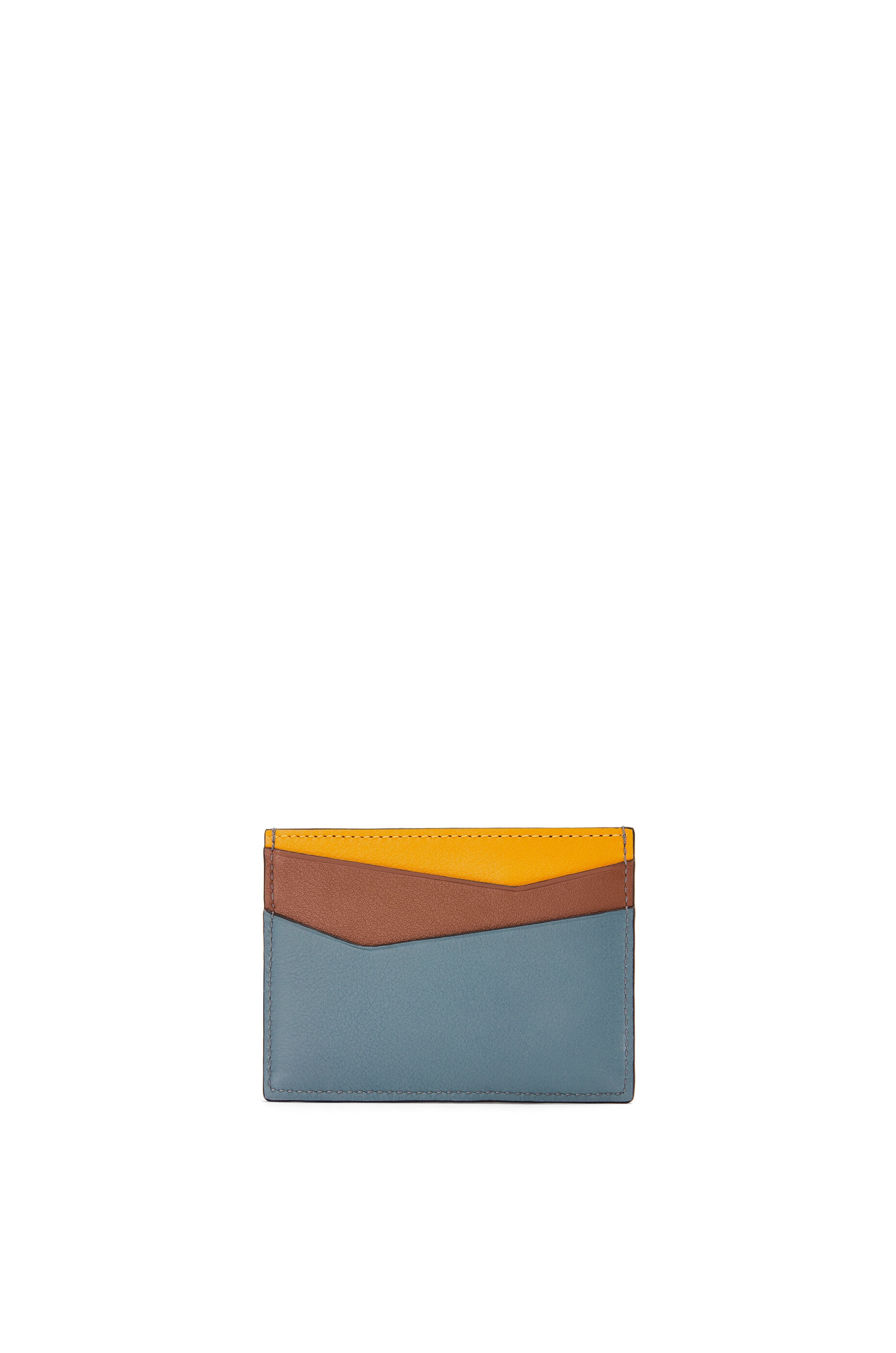 Puzzle plain cardholder in classic calfskin - 3