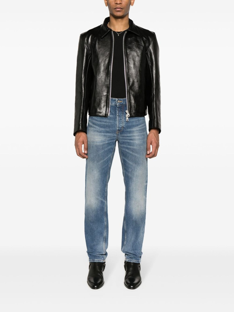 SAINT LAURENT low-rise straight-leg jeans outlook