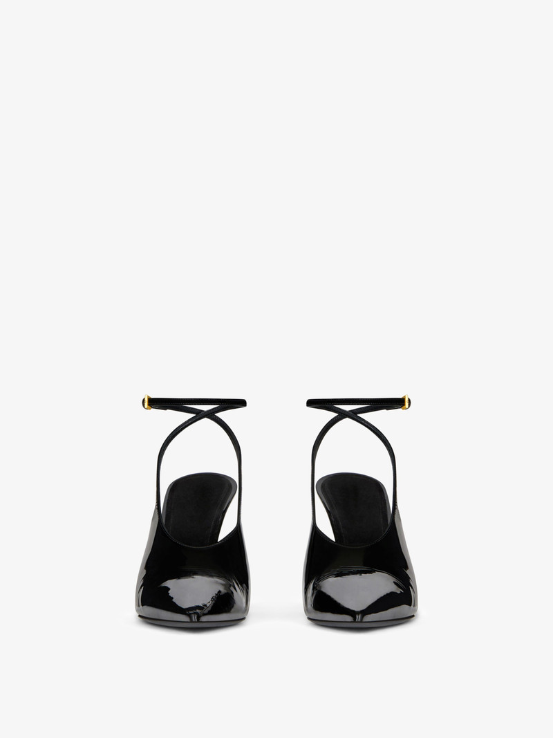 Givenchy SHOW SLINGBACKS IN PATENT LEATHER outlook
