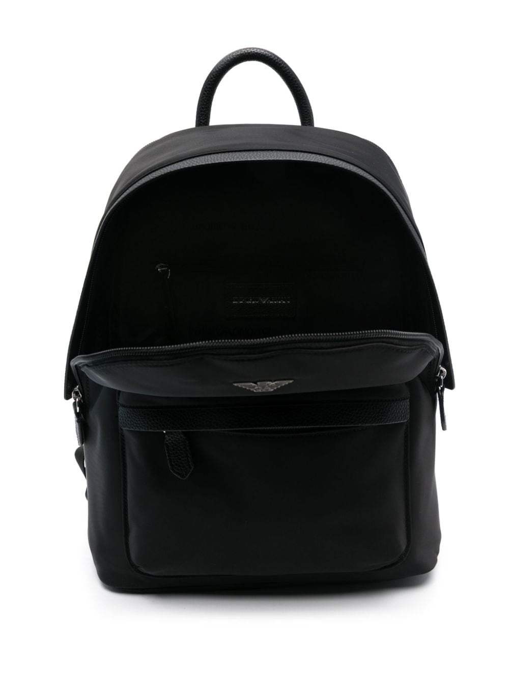 logo-plaque backpack - 5