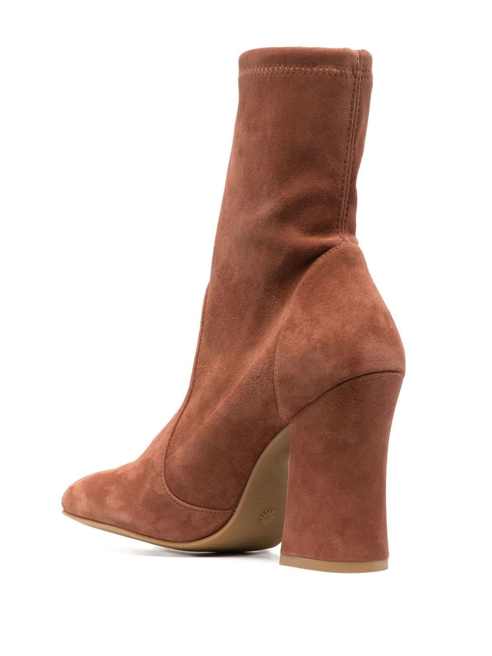 100mm block-heel boots - 3