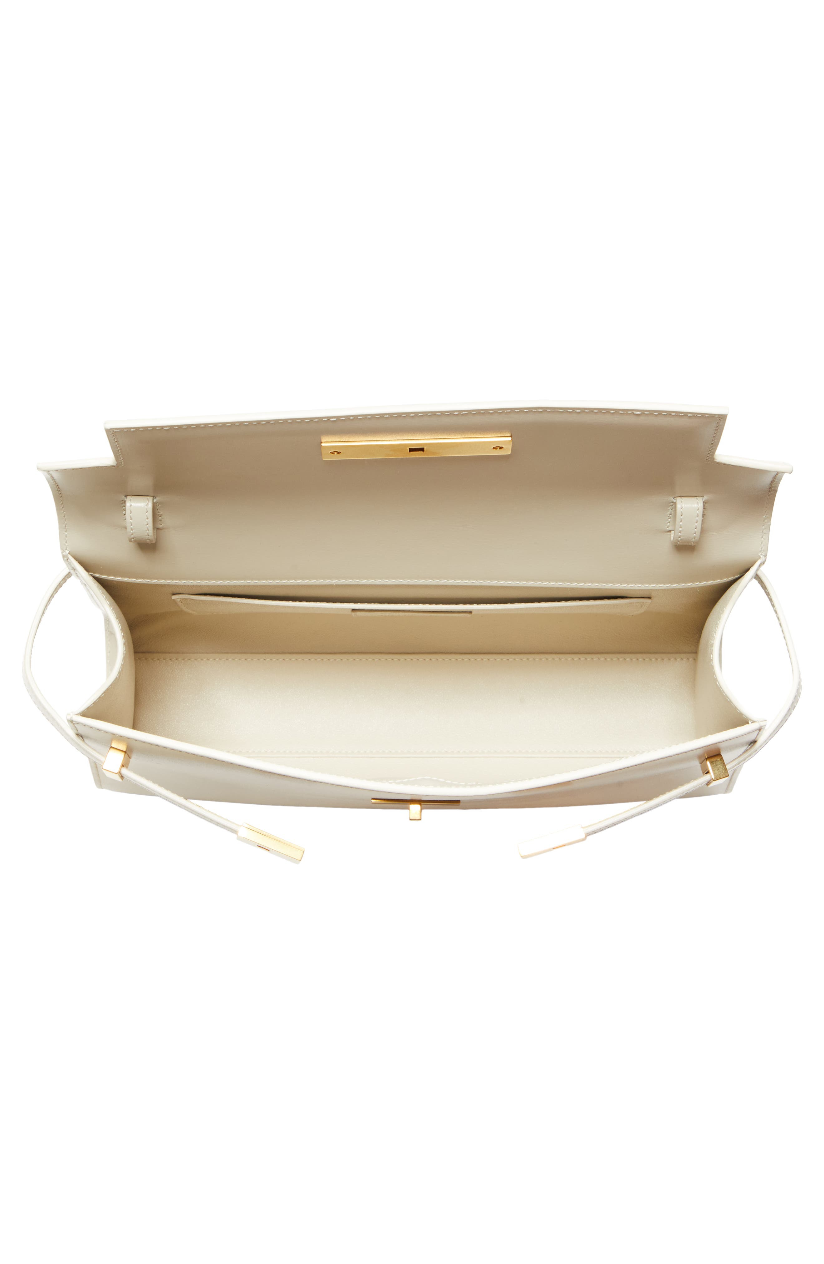 Saint Laurent Medium Manhattan Shoulder Tote in Blanc Vintage at Nordstrom - 4