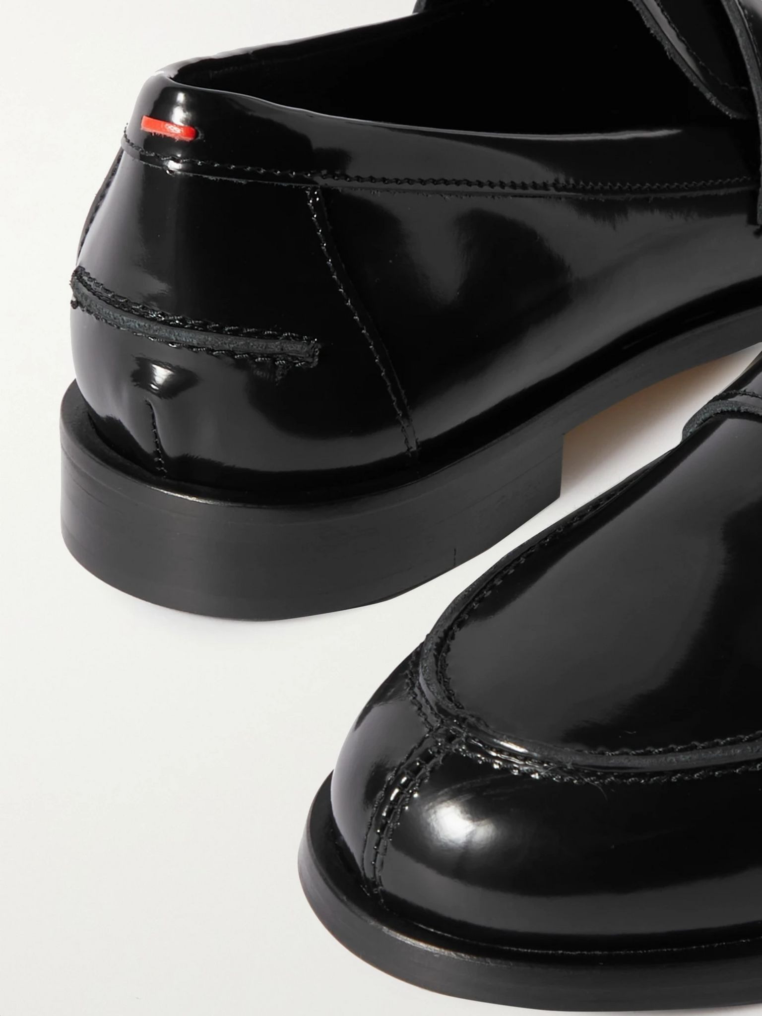 Oscar patent-leather loafers Black - 4