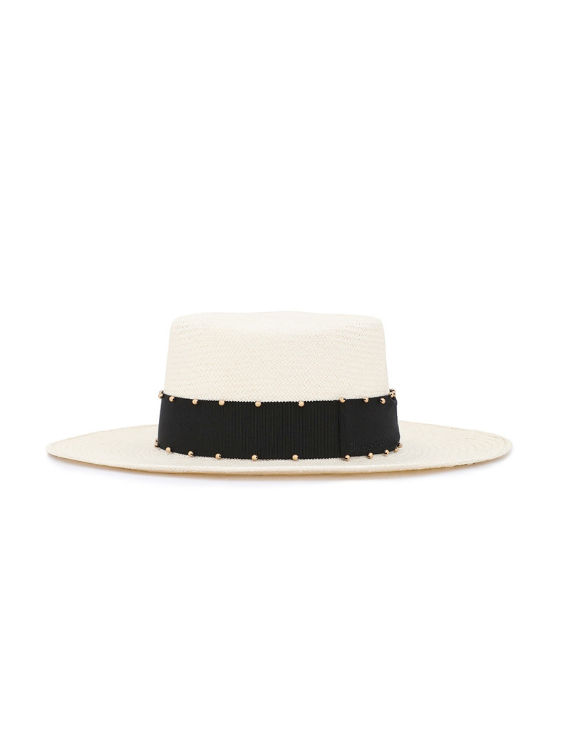 RIBBON STRAW BOATER 3