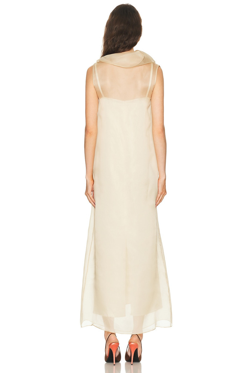 SEV High Neck Organza Column Dress outlook