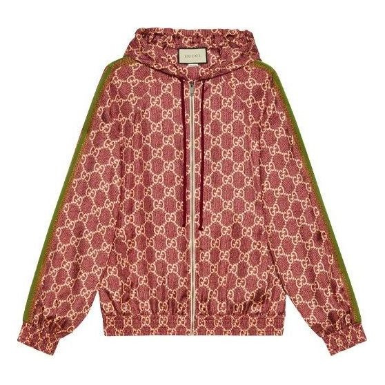 (WMNS) Gucci GG Supreme Print Silk Jacket 'Sweet Berries Rose' 631880-XJCL5-5281 - 1