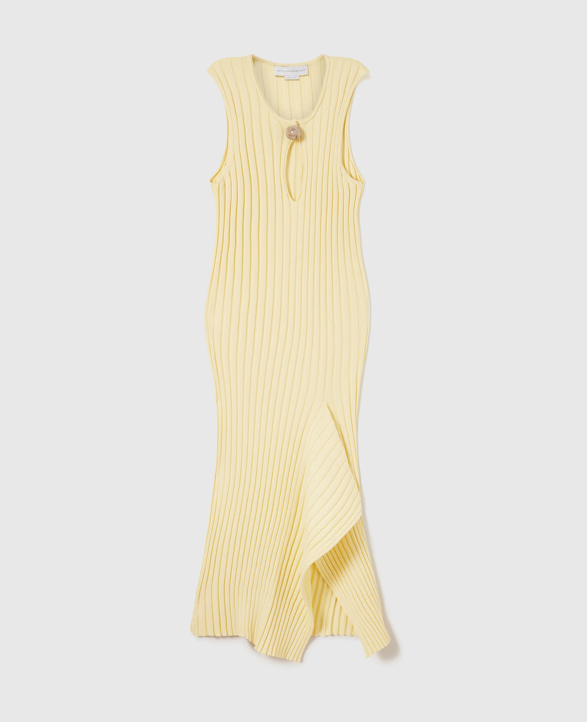 Cotton Ribbed Dress - 1