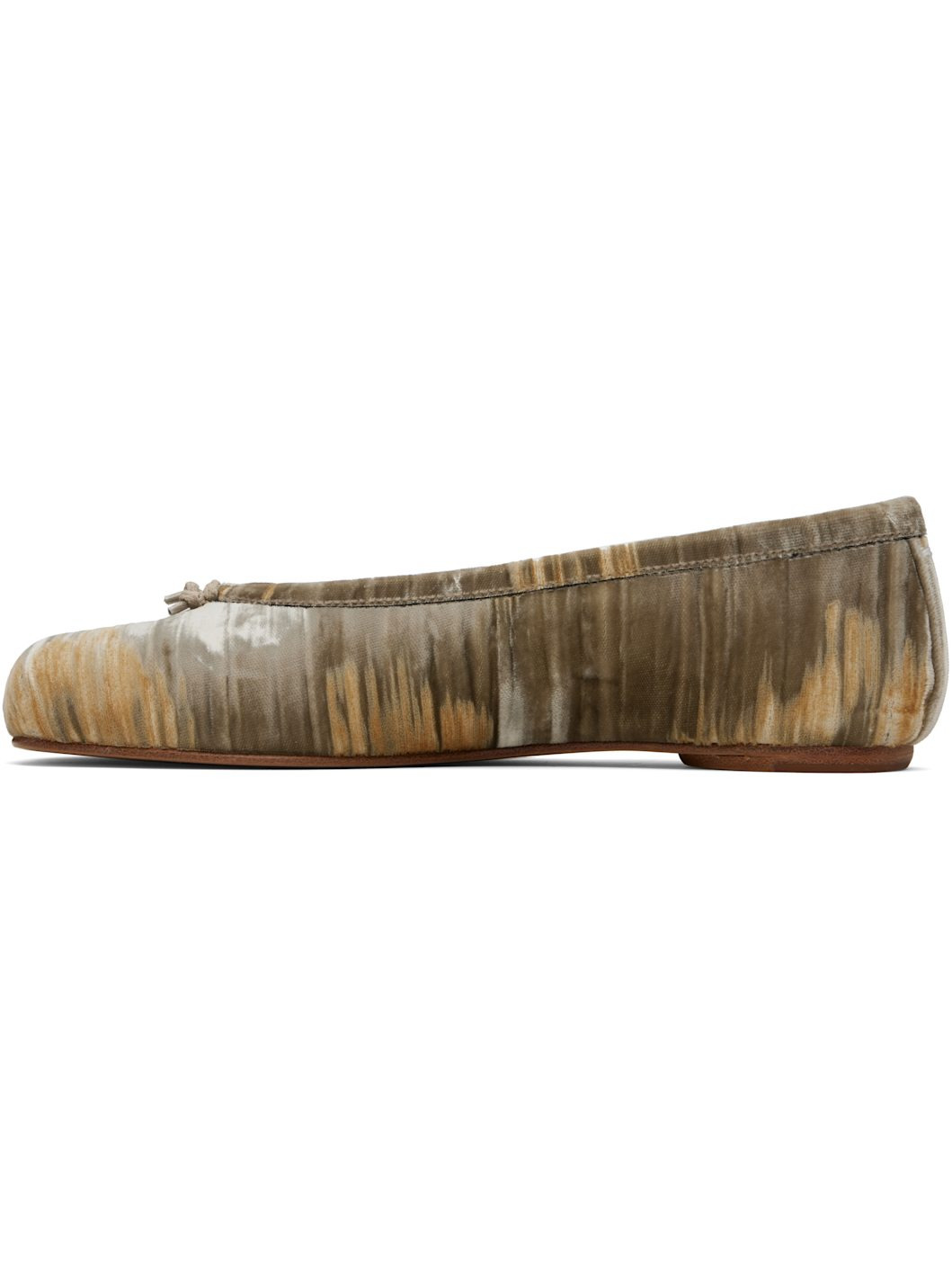 Brown Tabi Ballerina Flats - 3