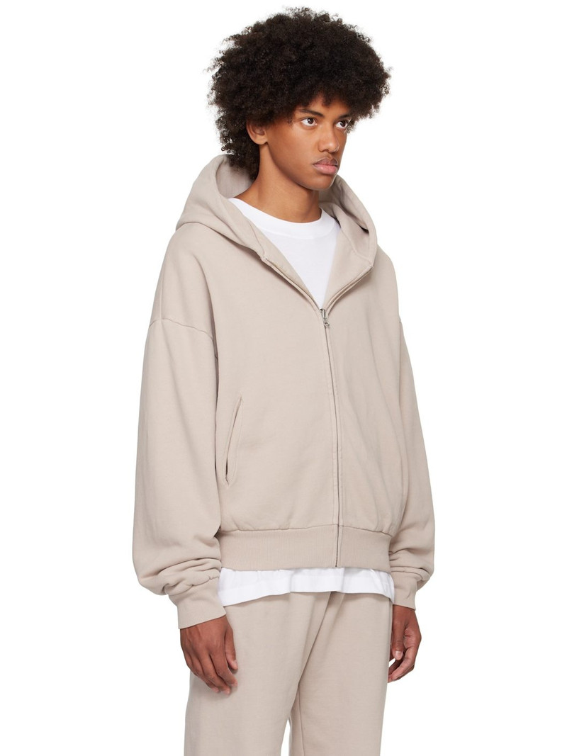 Beige Thermal Hoodie 2