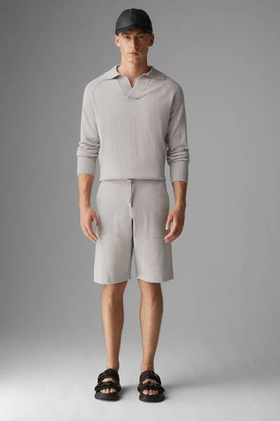 BOGNER Gibb Knitted shorts in Light gray outlook