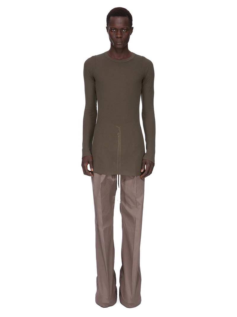 Rick Owens ribbed long-sleeved T-shirt outlook