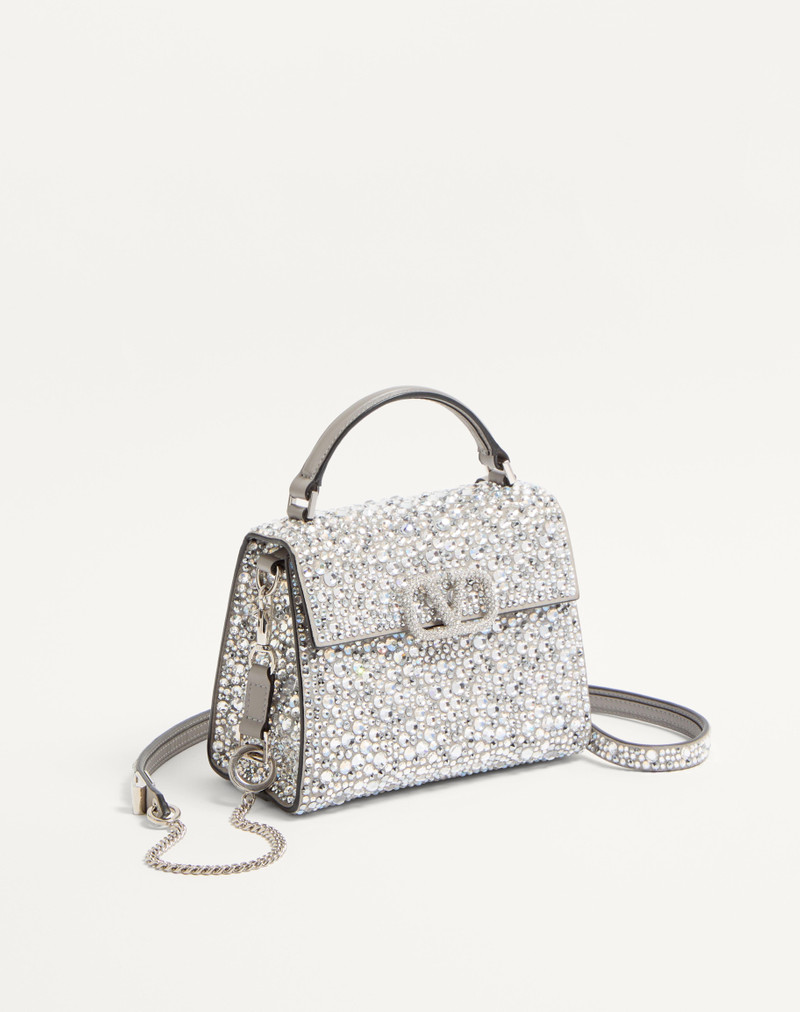 MINI VSLING HANDBAG WITH SPARKLING EMBROIDERY 3
