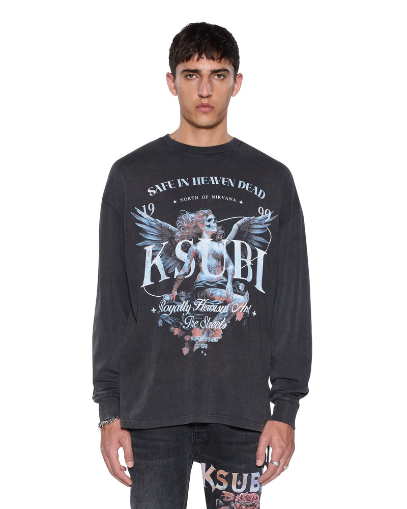 SPIRIT EKCESS LS TEE ACID BLACK 1