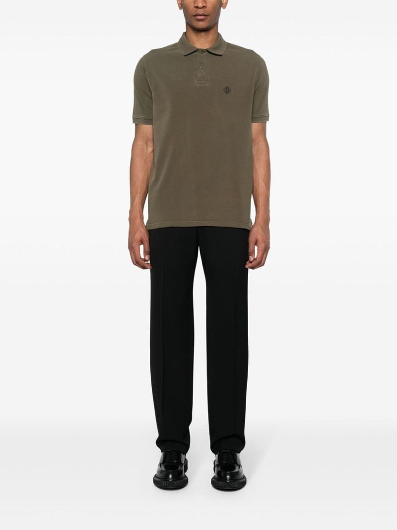 Herno embroidered-logo polo shirt outlook