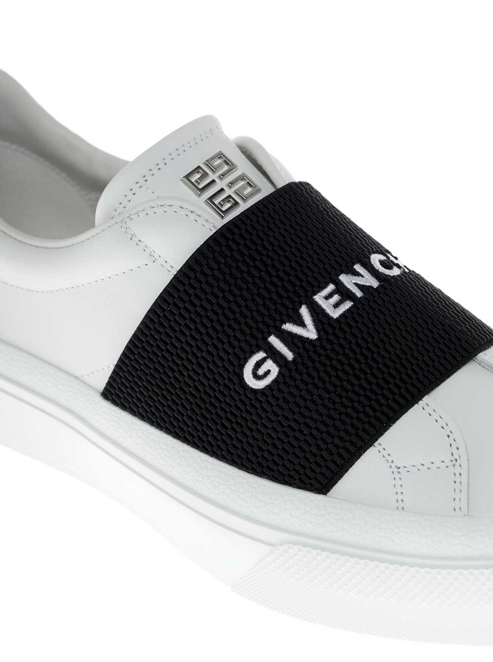 Givenchy Women 'City Court' White Low Top Sneakers With Logo In Leather Woman - 4