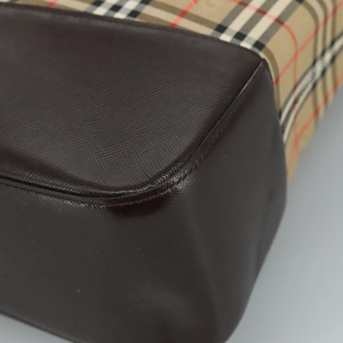 Burberry Nova Check Shoulder Bag Canvas Beige - 9