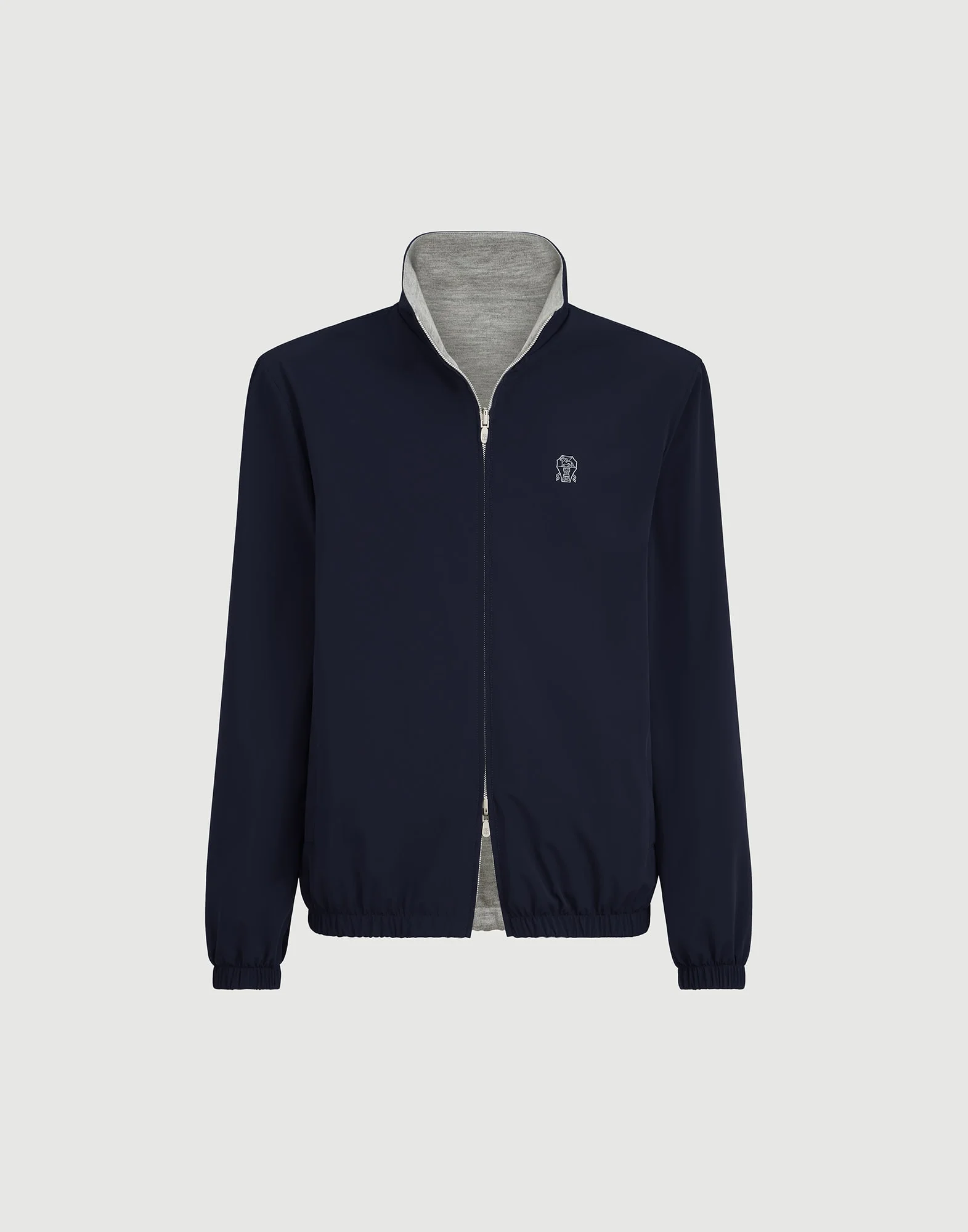 Bonded nylon reversible outerwear jacket - 1
